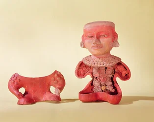Figura con frente removible, Cultura Teotihuacana